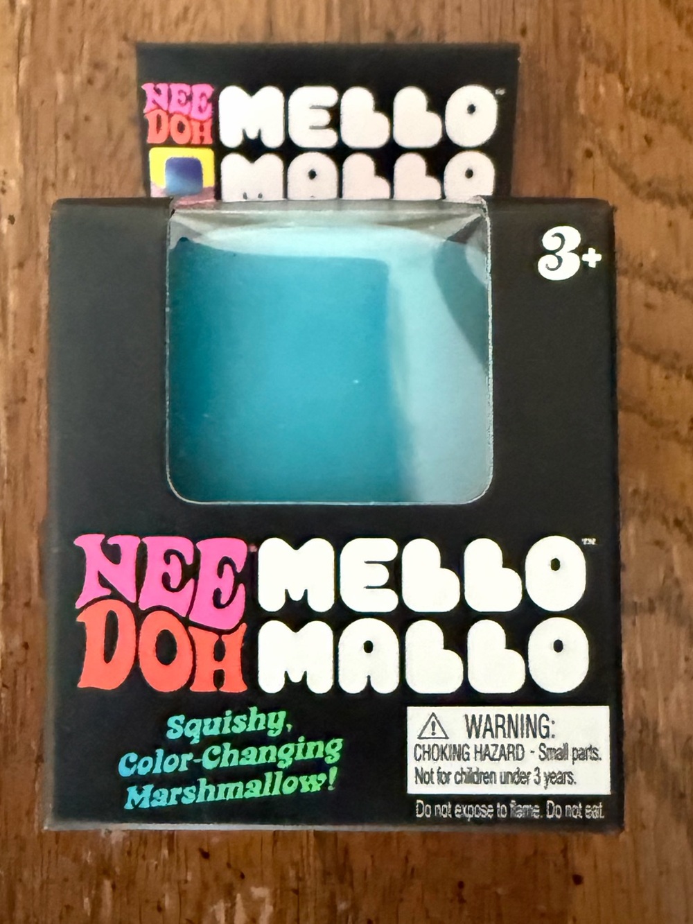 Blue color changing Mello mallo nee doh Toy - Blue